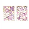 35 STICKERS PRINCESSE ROSE