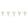 Guirlande de fanions shabby 3 m - Multicolore