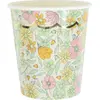 PARTYPRO - 8 feestelijke kartonnen bekers shabby goud 200 ml liberty b...
