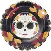 PARTYPRO - 8 kartonnen borden Dia de los muertos 23 cm