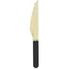 PARTYPRO - 8 Kleine zwarte houten messen 16 cm