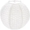 PARTY PRO Lanterne dentelle vintage blanche 35 cm
