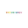 Non communiqué Guirlande petits fanions multicolores 2 m Taille Unique