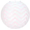 Lanterne japonaise - Décoration de fête - 35 cm - Rose pâle et blanche...