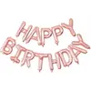 PARTYPRO - Roségouden aluminium Happy Birthday ballonnen