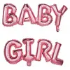 PARTYPRO Ballons aluminium lettres Baby Girl rose 118 x 24 cm