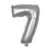 Ballon chiffre - Party Pro - 333777 - Mylar 36cm - Argent - Décoration...