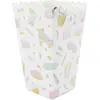 PARTYPRO - 8 Popcornbakjes Pyjamafeest en iriserend met girly motieven
