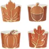 Party Pro 913FE2 Set de 8 Décorations pour gobelets Automne