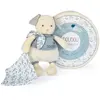 Peluche Doudou et Compagnie Botanic Chien avec doudou Bleu