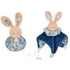 Doudou et Compagnie Doudou Et Compagnie Le Lapin Bleu Les Petits Futés