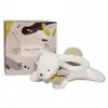 Doudou et Compagnie Happy Wild-Pantin Pompon Naturel, DC3738, Blanc