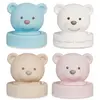 Veilleuses Ourson - Bleu / rose / blanc / crème