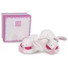 Doudou et Compagnie Doudou Et Compagnie Cerise - Chaussons Avec Hochet