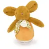 Veilleuse musicale culbuto ocre Lapin Doudou (24 cm)