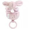 Peluche musicale Lapin Doudou rose (20 cm)