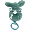 Peluche musicale Lapin Doudou vert sauge (20 cm)