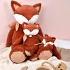 Peluche géante renard Pantin roux (75 cm)