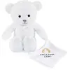 Peluche Doudou et Compagnie Ours Paris Blanc avec doudou