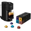 Cafetière à dosettes KRUPS Vertuo Next Nespresso Noir Mat et 52 cap