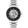 Pierre Lannier Homme 317B131 Automatique squelette acier argenté