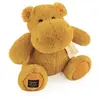 histoire d'ours Les Hippos Peluche Ocre 25 Cm De Histoire D'ours