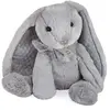 Peluche lapin Preppy Chic - 40CM Gris Histoire d'ours