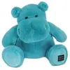 Histoire d'ours Doudou Hippopotame UNITED vert emeraude 40 cm