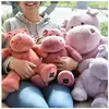 Histoire d'Ours Hip Fun - Hippopotame Lait Grenadine 40cm