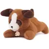 Peluche LES P'TITS RELAX Chien marron (22 cm)