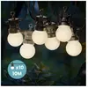 Guirlande Guinguette 10M Blanche - SKYLANTERN - LED - Extérieur - Jard...