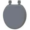 Abattant wc mdf 17 pouces attaches plastiques - gris - Tendance