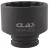 Douille moyeux - CLAS - OM 0065 - ø65mm - 12 pans - 3/4" Cr-Mo