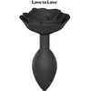 Love to Love - Open Roos Buttplug - Maat L - Zwart