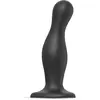 Strap-On-Me - Dildo Plug Curvy - Zwart