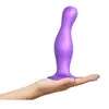 Strap-On-Me - Dildo Plug Curvy - Metallic Paars
