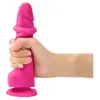 Strap-On-Me - Sliding Skin Realistic Dildo Fuchsia L