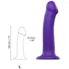 Strap-On-Me Semi-Realistische Dildo met zuignap - paars - maat L