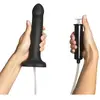 Strap-On-Me - Semi-Realistische Spuitende Dildo Sperma Zwart L