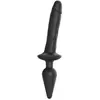 Strap-On-Me - Switch Plug-in Realistic Dildo Black L