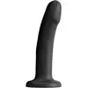 Dorcel - Real Pleasure - Stijlvolle Siliconen Dildo - Zwart Small