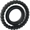 Dorcel - Dual Ring - Siliconen Rekbare Cockring   Zwart