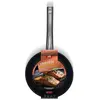 Noir 28 cm Poêle inox KitchenPro - Venteo - Revêtement céramique antia...