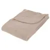 Plaid polaire - ATMOSPHERA - 125 x 150 cm - 100% polyester - Couleur beige - Rectangulaire