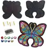 Bi2L Knutselset Pailletten Prikken - Vlinders - Bedrukt Schuimrubber - Plakhaakjes - Hobby DIY Kind 5+ - 23x20x1.5cm