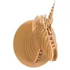 Merkloos / Sans marque 3D Model Karton Puzzel - Eenhoorn Unicorn Hoofd Muurschild - DIY Hobby Knutsellen - 25x40x28cm