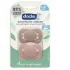 Dodie Sucette Anatomique Eco-Conçue +18m Rose Lot de 2