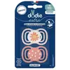 Sucettes-Dodie Extra 2 Sucettes Anatomiques Symmetrical + 6 MOIS  (Cou...