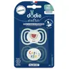 Dodie Sucette Anatomique +18 mois F6 Extra fine Coloris Vert Lot de 2