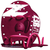 Zerod Hand Paddles Medium Framboise